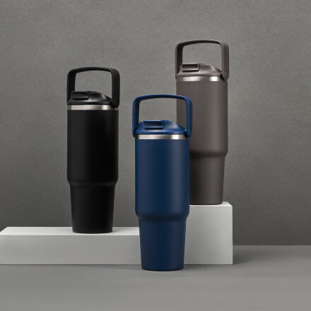 Термокружка вакуумная Montana, синяя