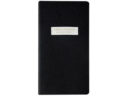 Еженедельник недатированный А6 Black с нашивкой, черный Еженедельник недатированный А6 Black с нашивкой, черный
