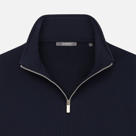 Толстовка на молнии унисекс Флоу (Flow), темно-синяя, размер 5XL/6XL