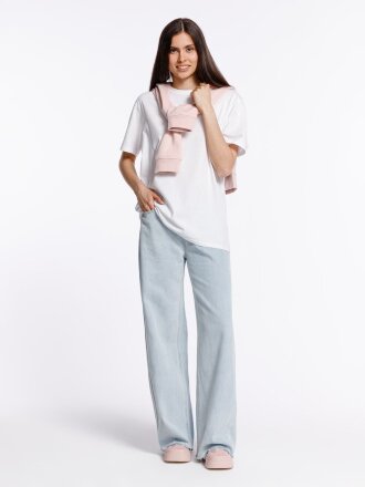 Футболка унисекс Streetwise, белая Футболка унисекс Streetwise, белая