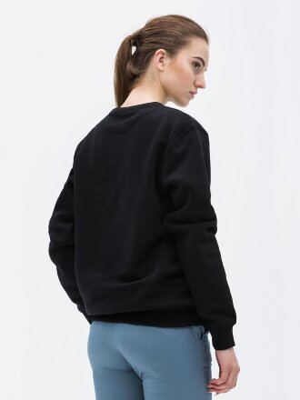 Толстовка унисекс Sully, черная Толстовка унисекс Sully, черная