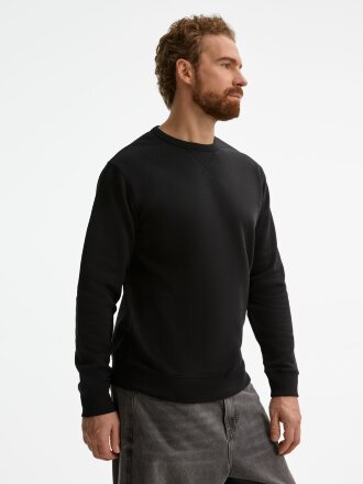 Толстовка унисекс Sully, черная Толстовка унисекс Sully, черная