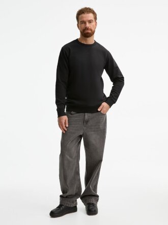 Толстовка унисекс Sully, черная Толстовка унисекс Sully, черная