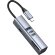 USB-хаб 7 в 1 USB-C - USB-A3.0 + 2хUSB-C + USB-C PD100Вт + HDMI + SD + microSD, серый, Deppa USB-хаб 7 в 1 USB-C - USB-A3.0 + 2хUSB-C + USB-C PD100Вт + HDMI + SD + microSD, серый, Deppa