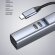 USB-хаб 7 в 1 USB-C - USB-A3.0 + 2хUSB-C + USB-C PD100Вт + HDMI + SD + microSD, серый, Deppa USB-хаб 7 в 1 USB-C - USB-A3.0 + 2хUSB-C + USB-C PD100Вт + HDMI + SD + microSD, серый, Deppa