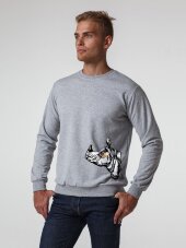 Толстовка NosoRock, серый меланж Толстовка NosoRock, серый меланж