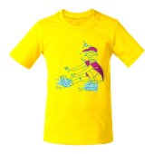 Футболка детская Roller Skates, желтая Футболка детская Roller Skates, желтая