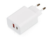 Сетевое зарядное устройство c выходами USB-A и USB-C Recharger Pro, быстрая зарядка QC/PD, 30 Вт, белый Сетевое зарядное устройство c выходами USB-A и USB-C Recharger Pro, быстрая зарядка QC/PD, 30 Вт, белый