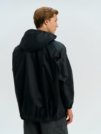 Дождевик-анорак Alatau, укороченный, черный, единый размер Дождевик-анорак Alatau, укороченный, черный, единый размер