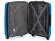 Чемодан TORBER В Отпуск, ярко-синий, полипропилен, 65,5 х 43,5 х 26 см, 62 л