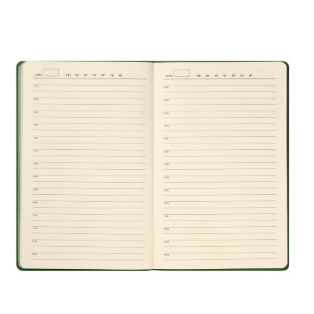 Ежедневник Rain недатированный, зеленый