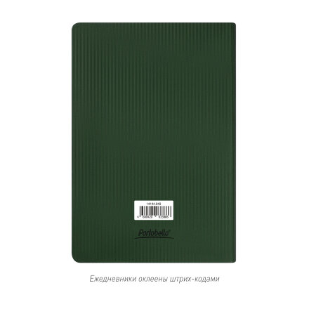 Ежедневник Rain недатированный, зеленый