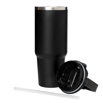 Термокружка вакуумная Montana, черный