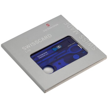 Набор инструментов SwissCard Lite, синий Набор инструментов SwissCard Lite, синий