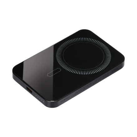 Внешний аккумулятор Artex PD 5000mAh с функцией беспроводной зарядки 15W, черный