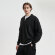 Толстовка на молнии унисекс Флоу (Flow), черная, размер 5XL/6XL