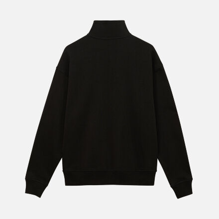 Толстовка на молнии унисекс Флоу (Flow), черная, размер 5XL/6XL