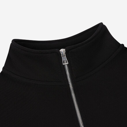 Толстовка на молнии унисекс Флоу (Flow), черная, размер 5XL/6XL