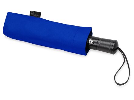 Зонт складной Ontario, автоматический, 3 сложения, с чехлом, темно-синий Зонт складной Ontario, автоматический, 3 сложения, с чехлом, темно-синий