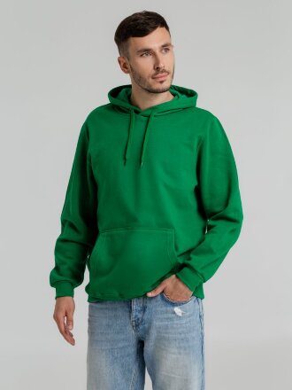 Толстовка с капюшоном Snake II ярко-зеленая Толстовка с капюшоном Snake II ярко-зеленая