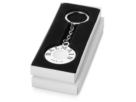 Брелок Deauville от Balmain, серебристый/белый Брелок Deauville от Balmain, серебристый/белый
