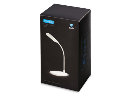 Настольный светильник с беспроводной зарядкой Nimble, 10 Вт Настольный светильник с беспроводной зарядкой Nimble, 10 Вт
