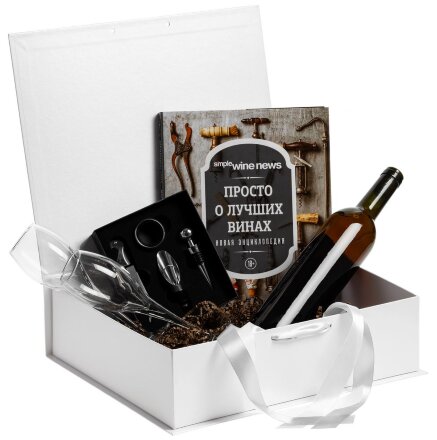 Коробка на лентах Tie Up, белая Коробка на лентах Tie Up, белая