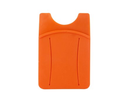 Картхолдер для телефона с держателем Trighold, оранжевый Картхолдер для телефона с держателем Trighold, оранжевый