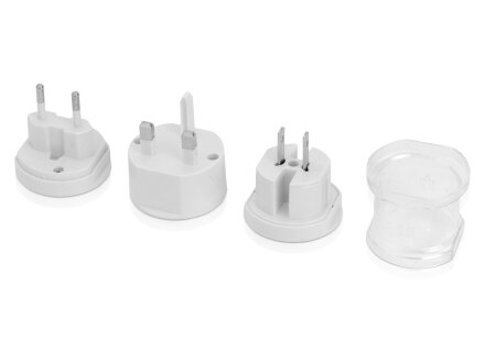 Универсальный переходник-трансформер Вольт, белый Универсальный переходник-трансформер Вольт, белый