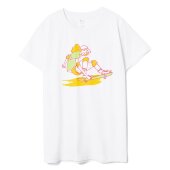 Футболка детская Skateboard, белая Футболка детская Skateboard, белая