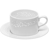 Чайная пара Coralli Luziano, белая Чайная пара Coralli Luziano, белая