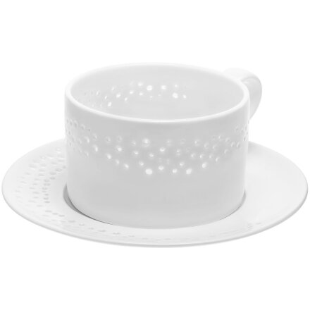 Чайная пара Coralli Luziano, белая Чайная пара Coralli Luziano, белая