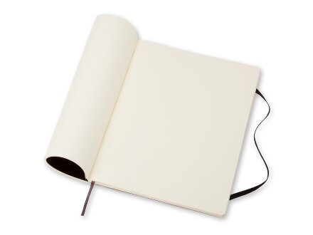 Записная книжка Moleskine Classic Soft (нелинованный), Хlarge (19х25 см), черный Записная книжка Moleskine Classic Soft (нелинованный), Хlarge (19х25 см), черный