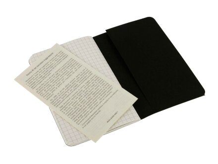 Записная книжка Moleskine Cahier (в клетку, 1 шт.), Pocket (9х14см), черный Записная книжка Moleskine Cahier (в клетку, 1 шт.), Pocket (9х14см), черный