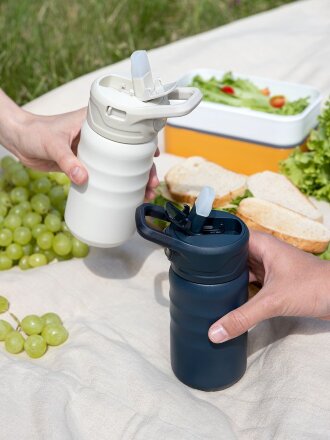 Термобутылка Fujisan 2.0 без логотипа, белая (молочная) Термобутылка Fujisan 2.0 без логотипа, белая (молочная)