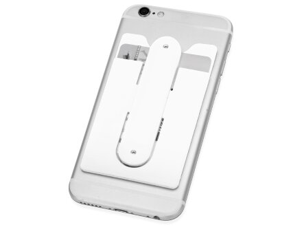 Футляр для кредитных карт Покет, белый Футляр для кредитных карт Покет, белый