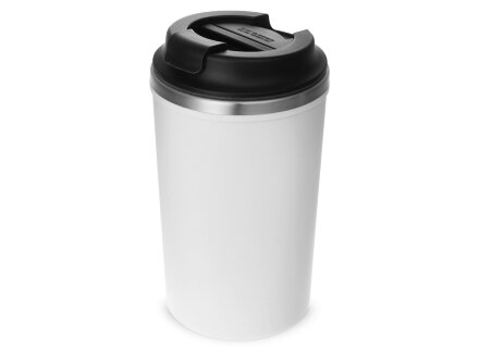 Герметичная термокружка на присоске Kick, 350 мл, белый Герметичная термокружка на присоске Kick, 350 мл, белый