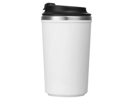 Герметичная термокружка на присоске Kick, 350 мл, белый Герметичная термокружка на присоске Kick, 350 мл, белый