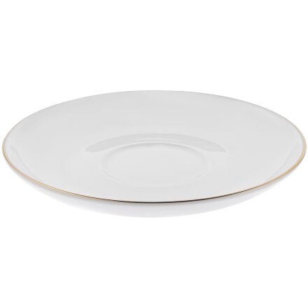 Кофейная пара Select, белая с золотистой отводкой Кофейная пара Select, белая с золотистой отводкой