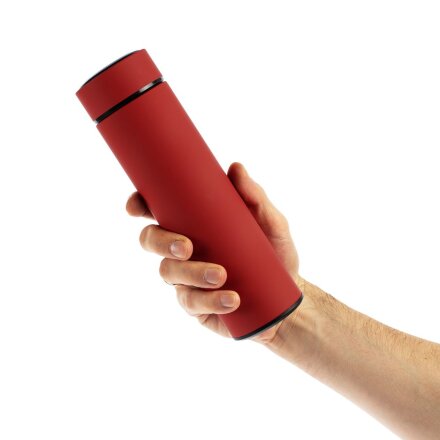 Термос с ситечком Percola, красный Термос с ситечком Percola, красный