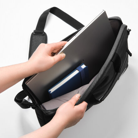 Сумка для ноутбука Fabio, темно-серый Сумка для ноутбука Fabio, темно-серый