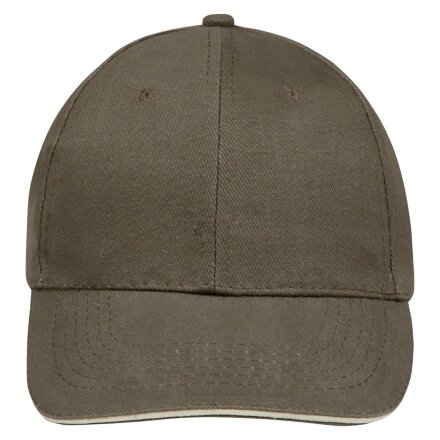 Бейсболка Buffalo, хаки с бежевым Бейсболка Buffalo, хаки с бежевым