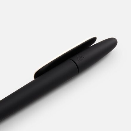 Ручка шариковая Prodir DS5 TRR-P Soft Touch, черная с белым Ручка шариковая Prodir DS5 TRR-P Soft Touch, черная с белым