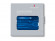 Швейцарская карточка VICTORINOX SwissCard Classic, 10 функций, полупрозрачная синяя с нанесением логотипа