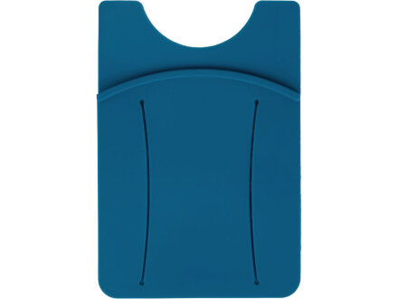 Картхолдер для телефона с держателем Trighold, сине-зеленый Картхолдер для телефона с держателем Trighold, сине-зеленый