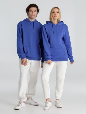 Толстовка с капюшоном унисекс Hoodie, ярко-синий меланж Толстовка с капюшоном унисекс Hoodie, ярко-синий меланж