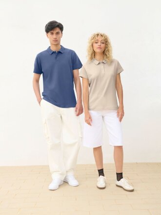 Рубашка поло унисекс Pulse, ярко-синяя (royal) Рубашка поло унисекс Pulse, ярко-синяя (royal)