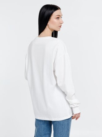 Футболка оверсайз унисекс Сity Sapiens, молочно-белая Футболка оверсайз унисекс Сity Sapiens, молочно-белая