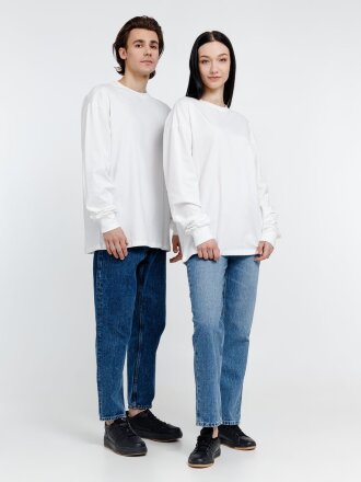 Футболка оверсайз унисекс Сity Sapiens, молочно-белая Футболка оверсайз унисекс Сity Sapiens, молочно-белая