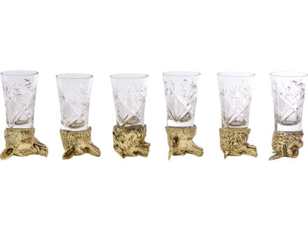 Подарочный набор Русская охота, темно-коричневый/молочный Подарочный набор Русская охота, темно-коричневый/молочный